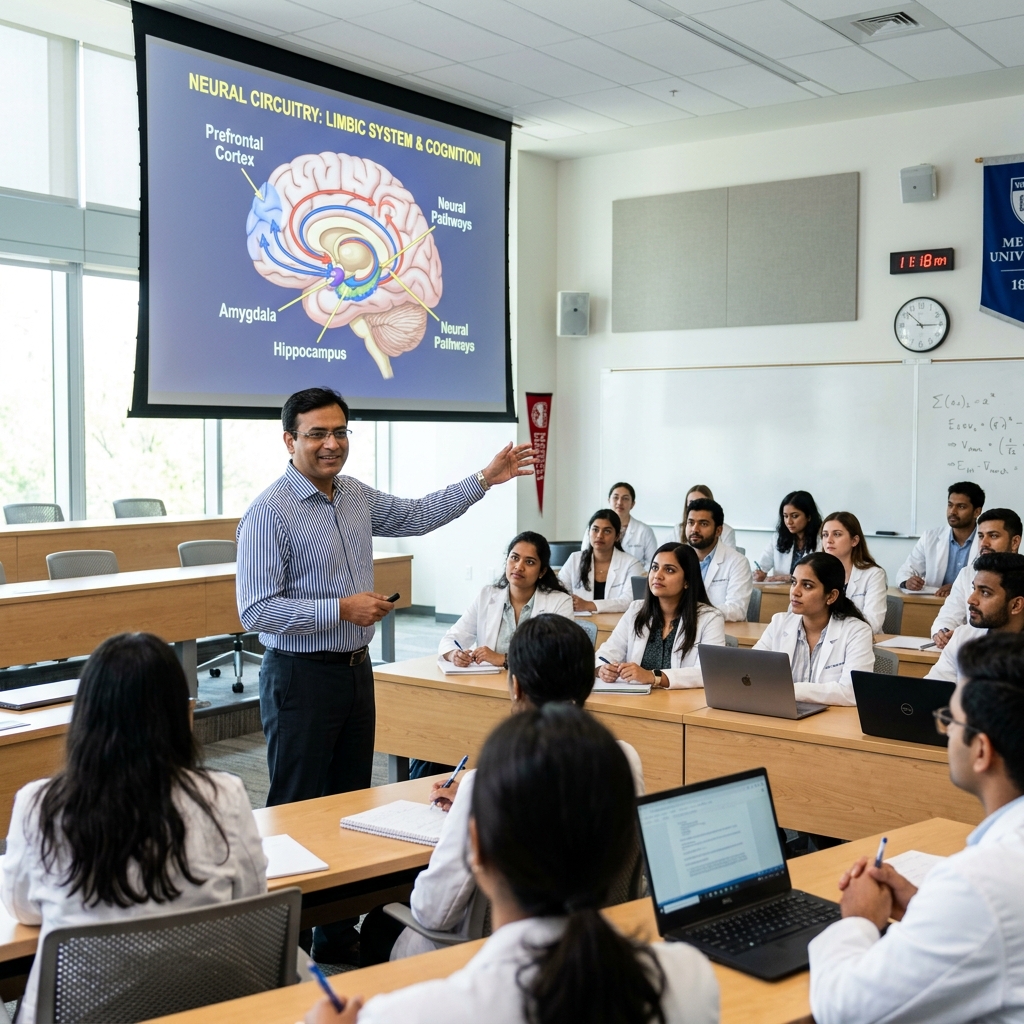 Dr. Virensinh Solanki mentoring medical students