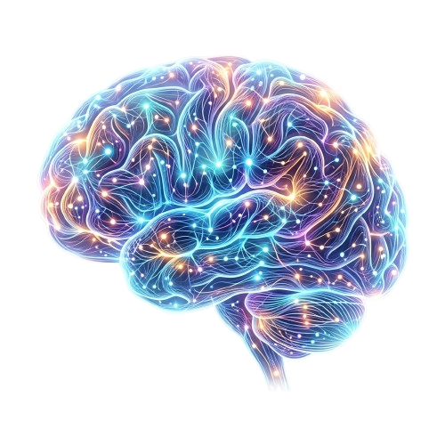 Brain neural illustration