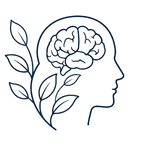 Brain Profile Silhouette Illustration